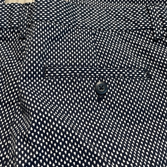 Khakis by GAP, Slim City, Navy and White Print, size 6 regular, inseam 25” - Picture 10 of 10